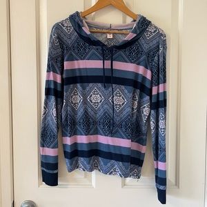 Victoria’s Secret Long Sleeve Hooded Thermal Shirt 💜💙